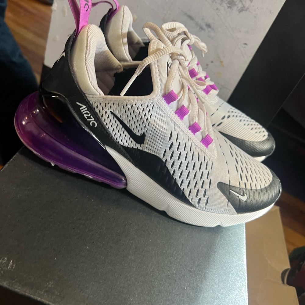 Nike Women's Air Max 270 - White and Purple
